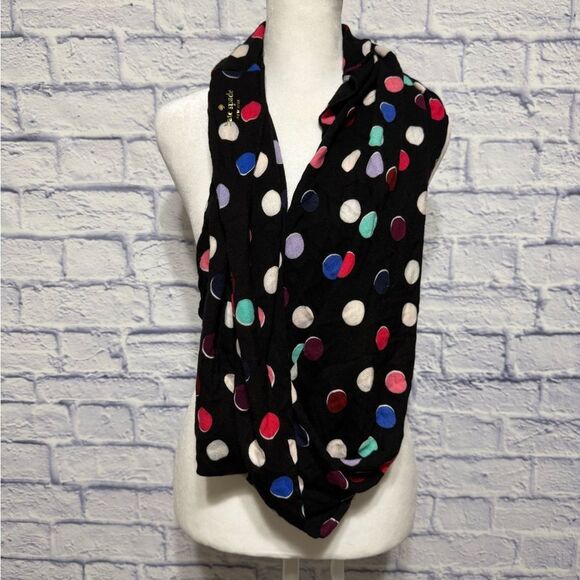 Kate Spade Infinity Scarf polka dot multicolor - Picture 1 of 11